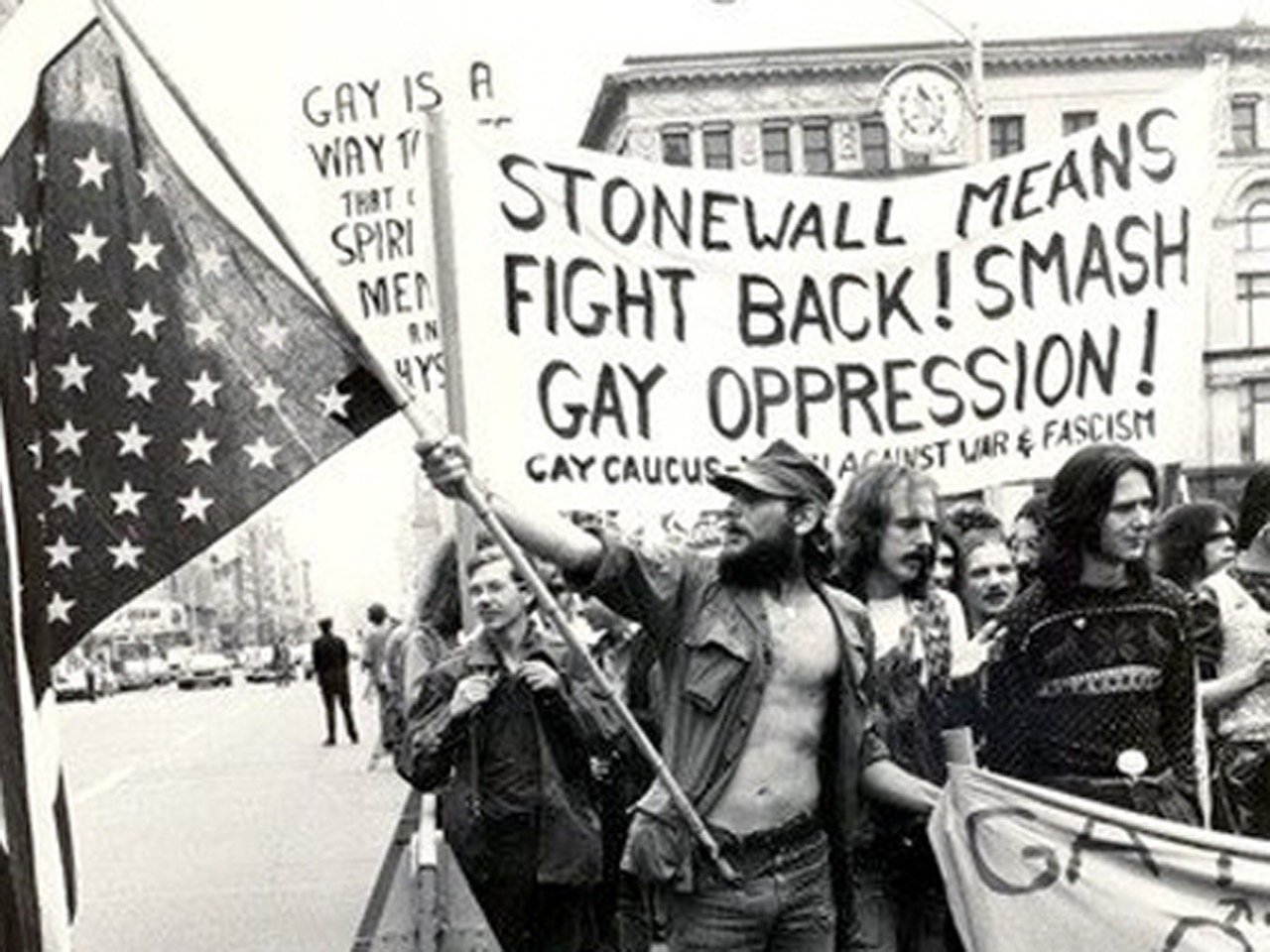 Una imagen de los disturbios de Stonewall Inn para reclamar los derechos del colectivo LGTB en 1969