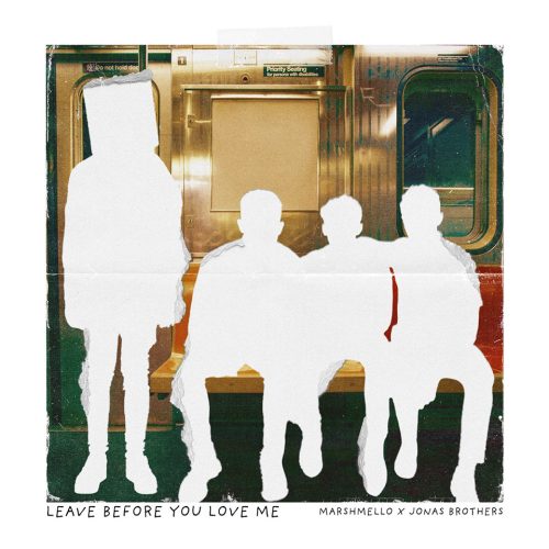 Marshmello x Jonas Brothers - Leave Before You Love Me artwork / portada Marshmello x Jonas Brothers - Leave Before You Love Me artwork / portada